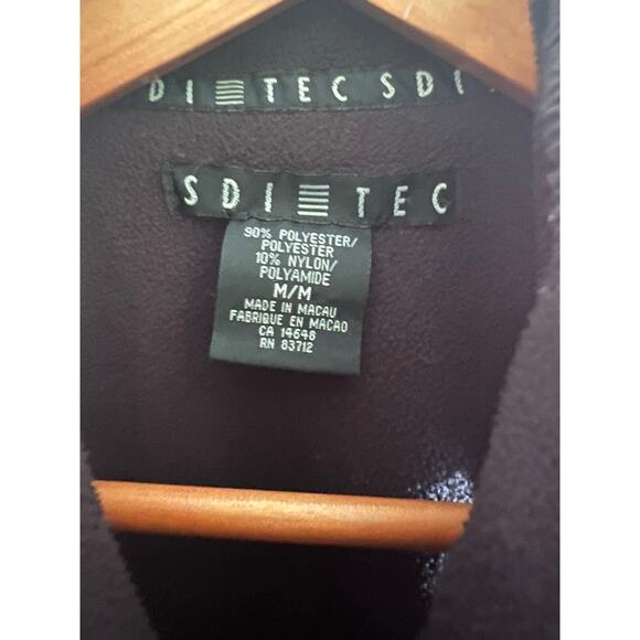 Portsmouth Country Club Vest Windbreaker Jacket Red American Flag Medium JL - Picture 7 of 8